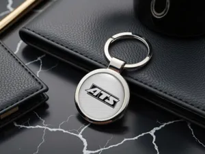 ATS Portachiavi Donna Acciaio Inox Stile Minimal
